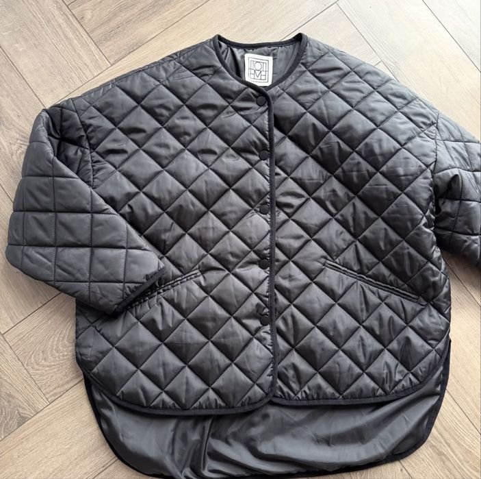 Мужской Toteme Куртка Чёрный 36