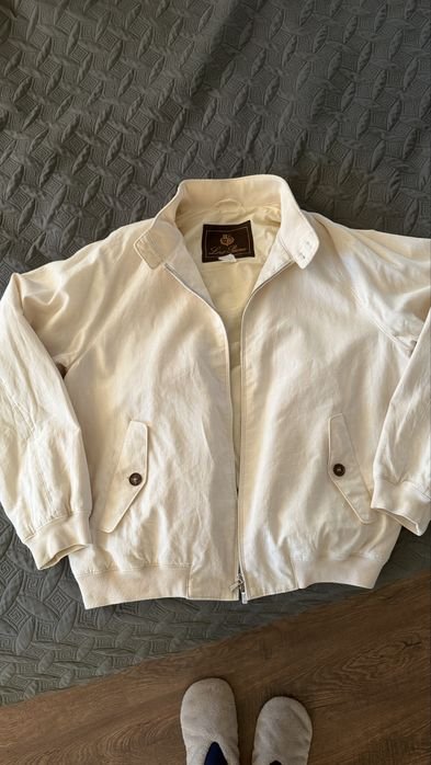 Homme Loro Piana Bomber Beige Autre Matériau 40