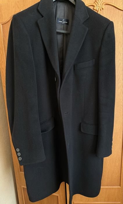 Женский Daniel Hechter Пальто Чёрный Вовна 44