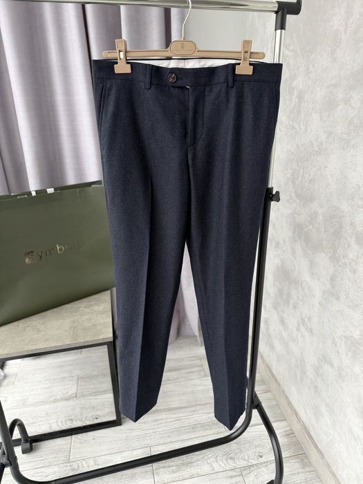 Uomo Brunello Cucinelli Pantaloni Grigio Lana 34