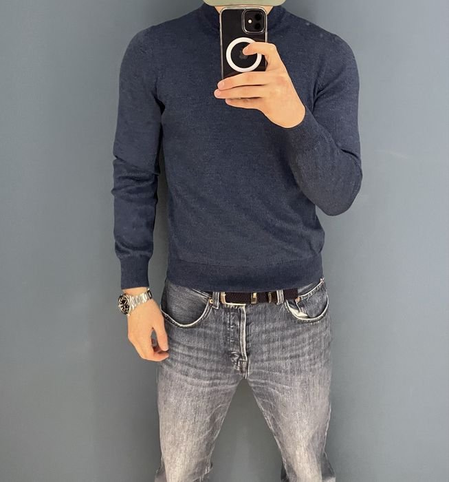 Мужской Gran Sasso Светр Синий S