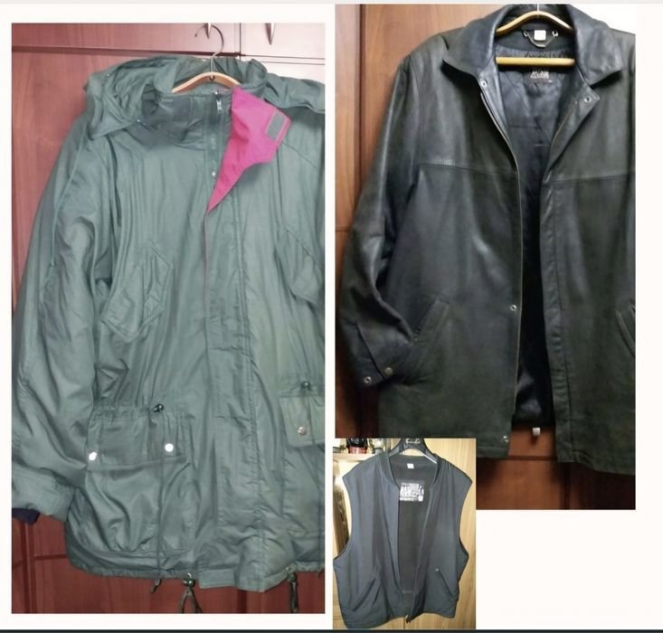 Мужской Другой Пуховик Зелёный 46