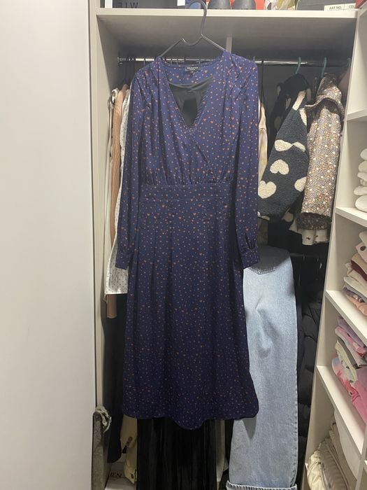 Женское Платье Рознокольоровое 38