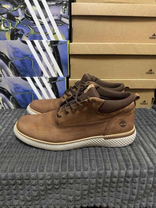 Men Timberland Boots Brown Leather 46