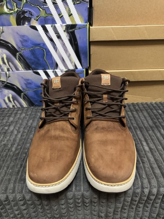 Men Timberland Boots Brown Leather 46