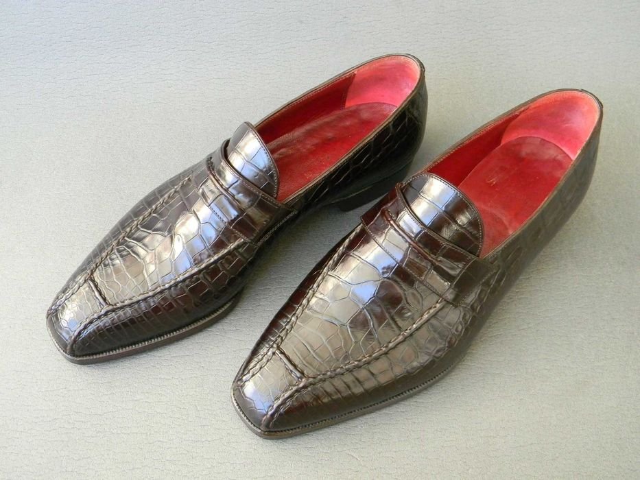 Женские Лоферы Коричневый Кожа 43