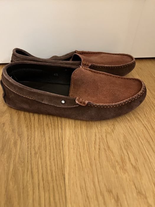 Мужские TOD'S Мокасины Коричневый Замша 40