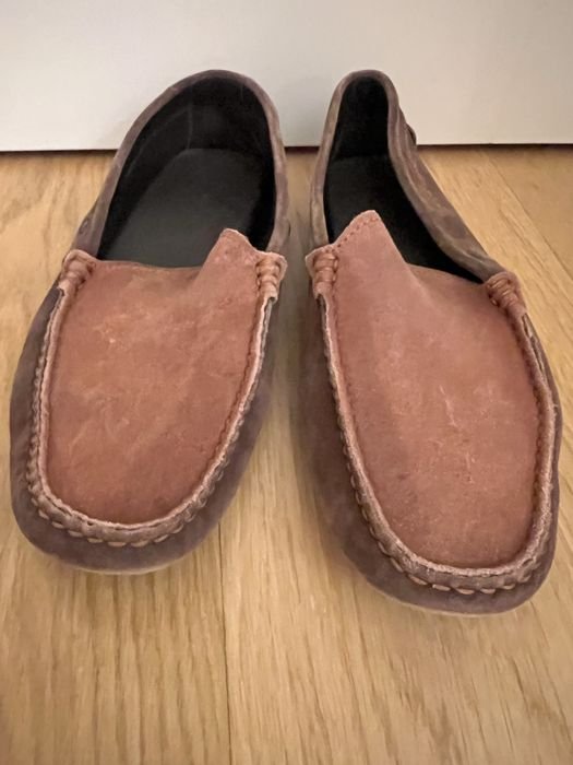 Мужские TOD'S Мокасины Коричневый Замша 40