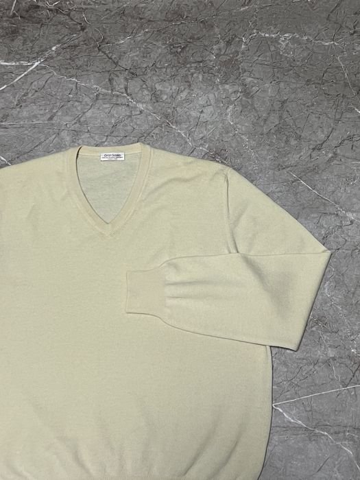 Мужской Gran Sasso Светр Бежевый XXL