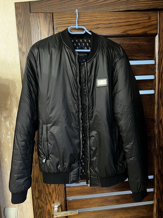 Homme Billionaire Bomber Noir 56