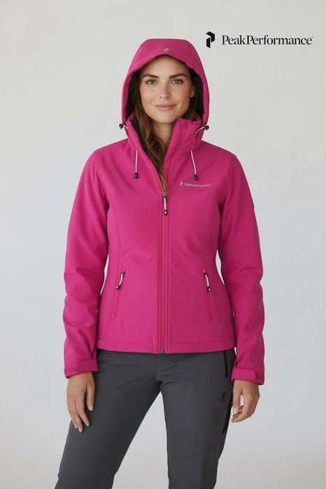 Women Peak Performance Windbreaker Pink 34