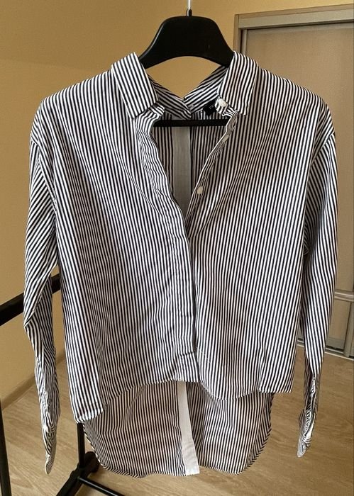 Женская Rag and Bone Сорочка Белая Хлопок XS