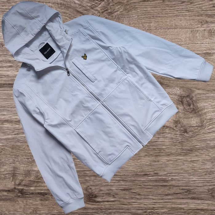 Uomo Lyle & Scott Giacca a Vento Bianca Shell 40