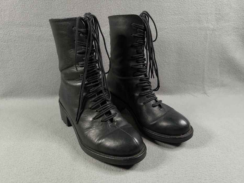 Donna Halmanera Stivali Neri Pelle 37