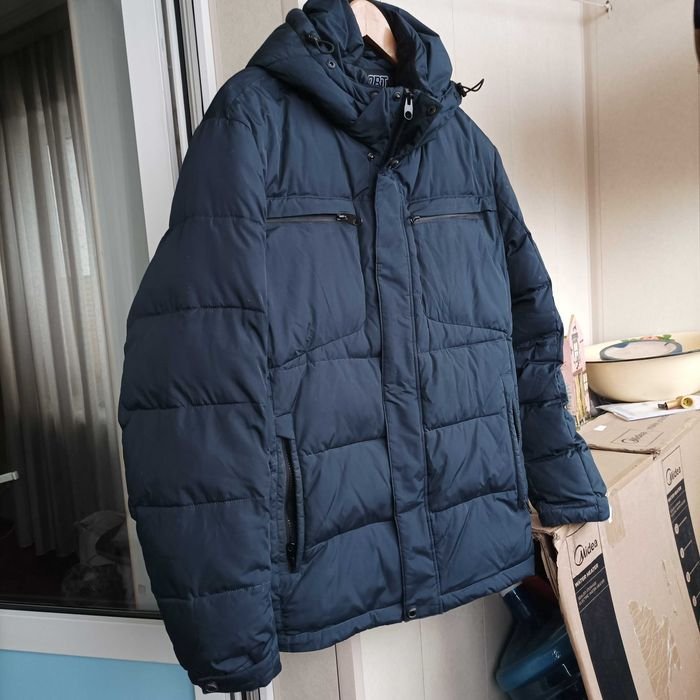 Herren Iceberg Daunenjacke Marineblau Sonstiges