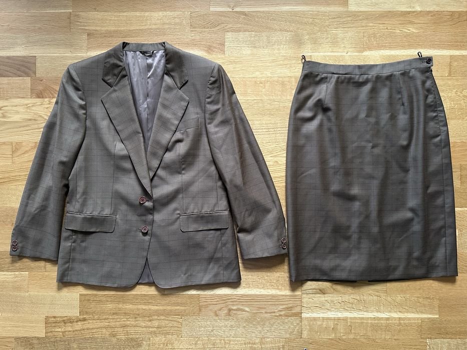 Женский Belvest Костюм Винтаж Шерсть 46