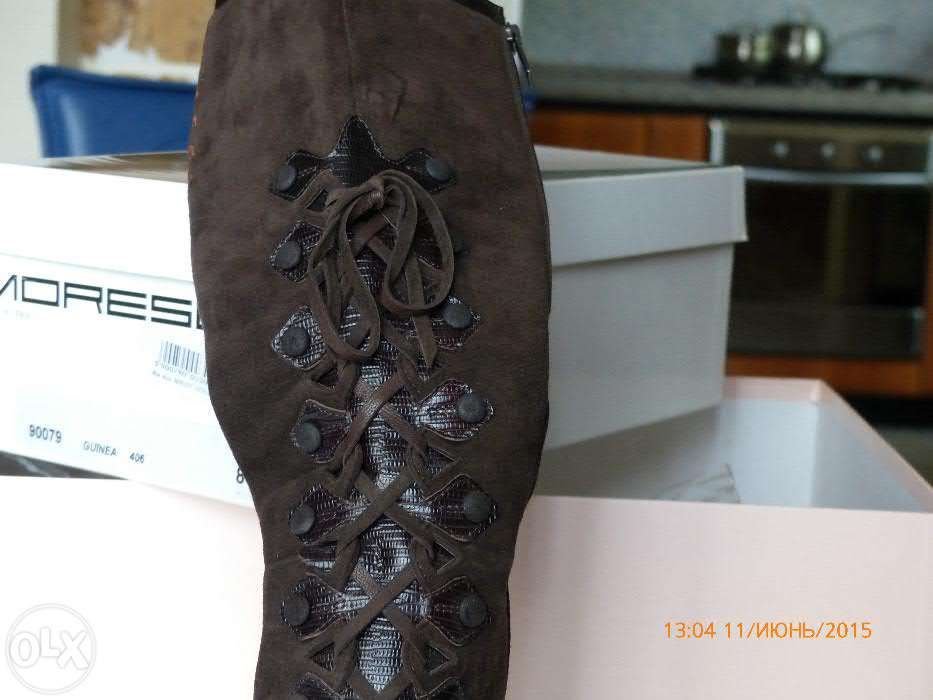 Женские Roberto Botticelli Сапоги Коричневый Замша