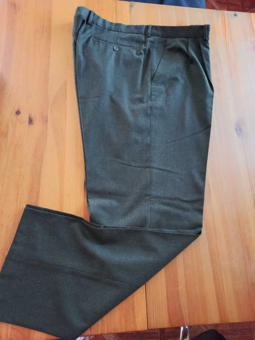 Men Trousers Grey Stretch 40