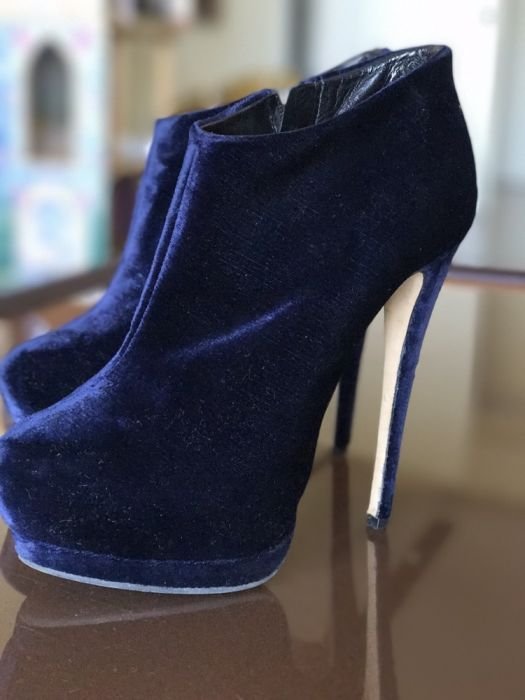 Женские Giuseppe Zanotti Ботинки Благородно Синего