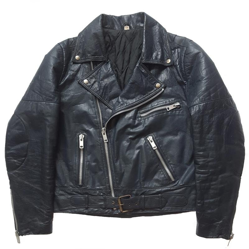 Men Belstaff Jacket Navy Leather 40 /L / 48