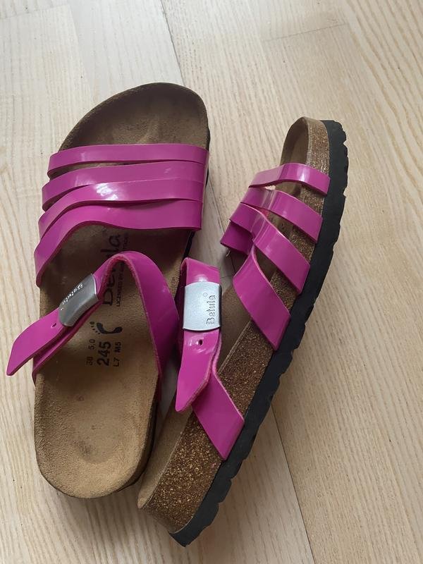 Женские Birkenstock Босоножки Розовый Замша 38