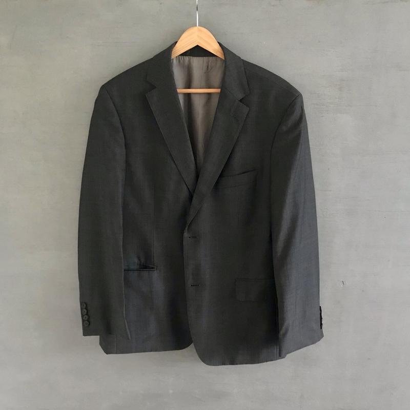 Men Hugo Boss Suit Grey Wool 42 / XL / 50
