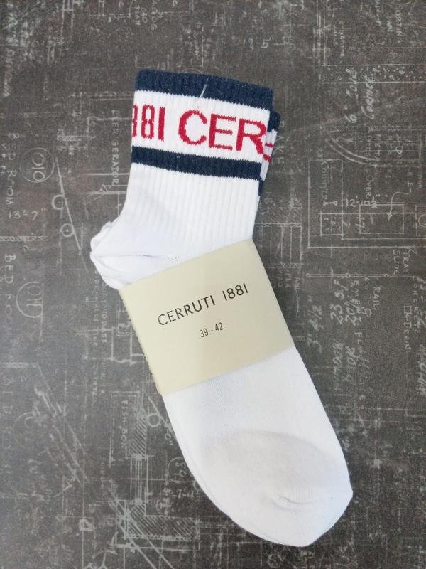Homme Cerruti Chaussettes Blanches Autre