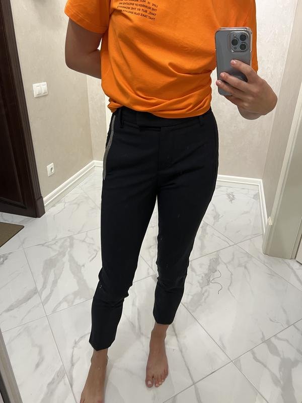 Damen Coccinelle Hose Marineblau 34 / XS / 42