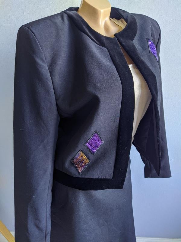 Women Jacques Britt Blazer Black Polyester 40 / L