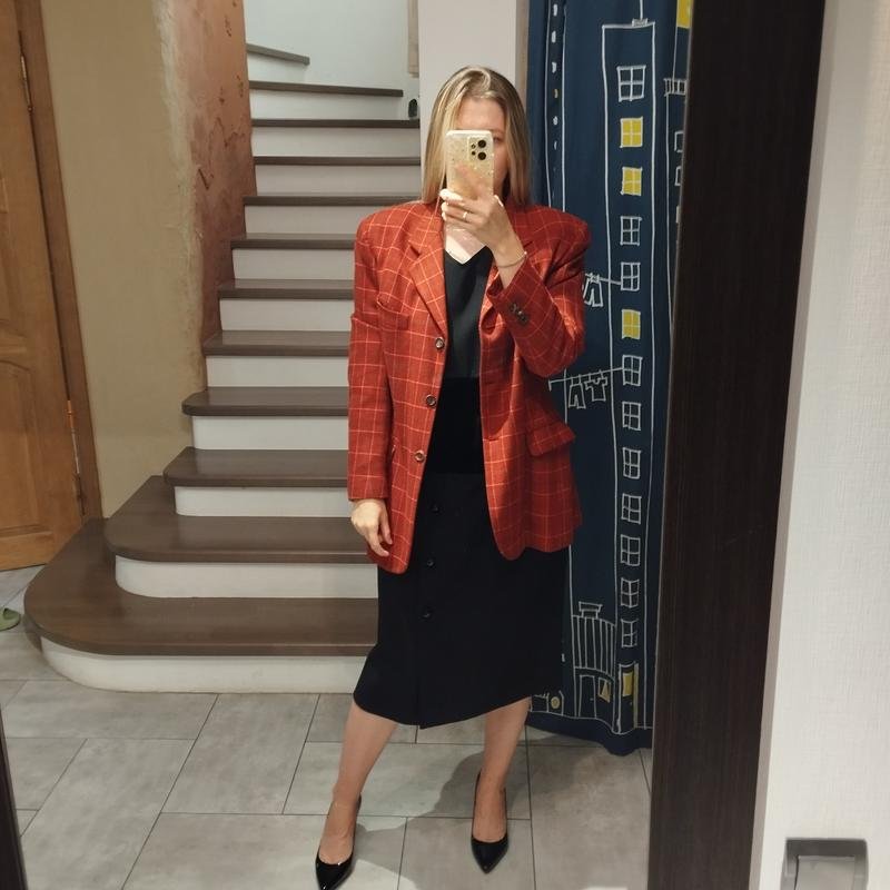 Femme Isaia Napoli Blazer Rouge Cachemire 36 / S /
