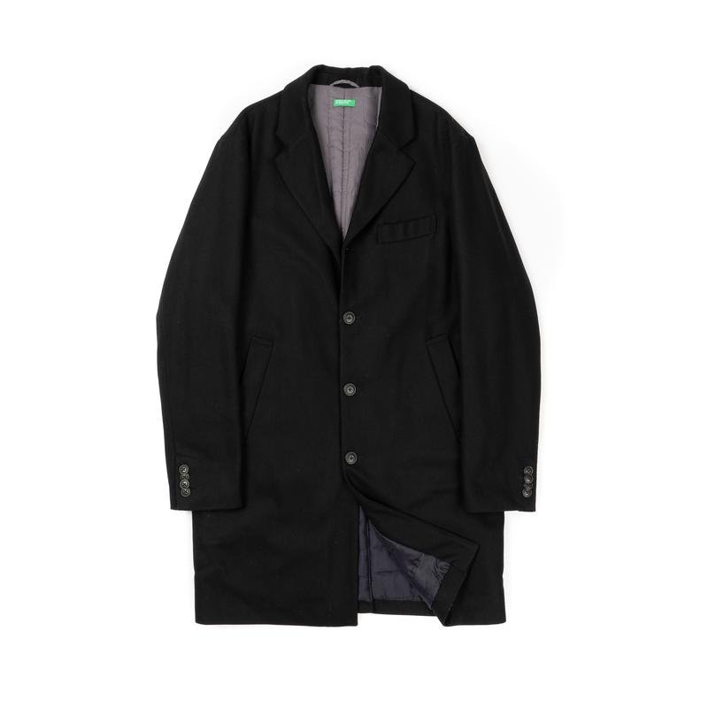 Мужской United Colors Of Benetton Пальто Чёрный 38