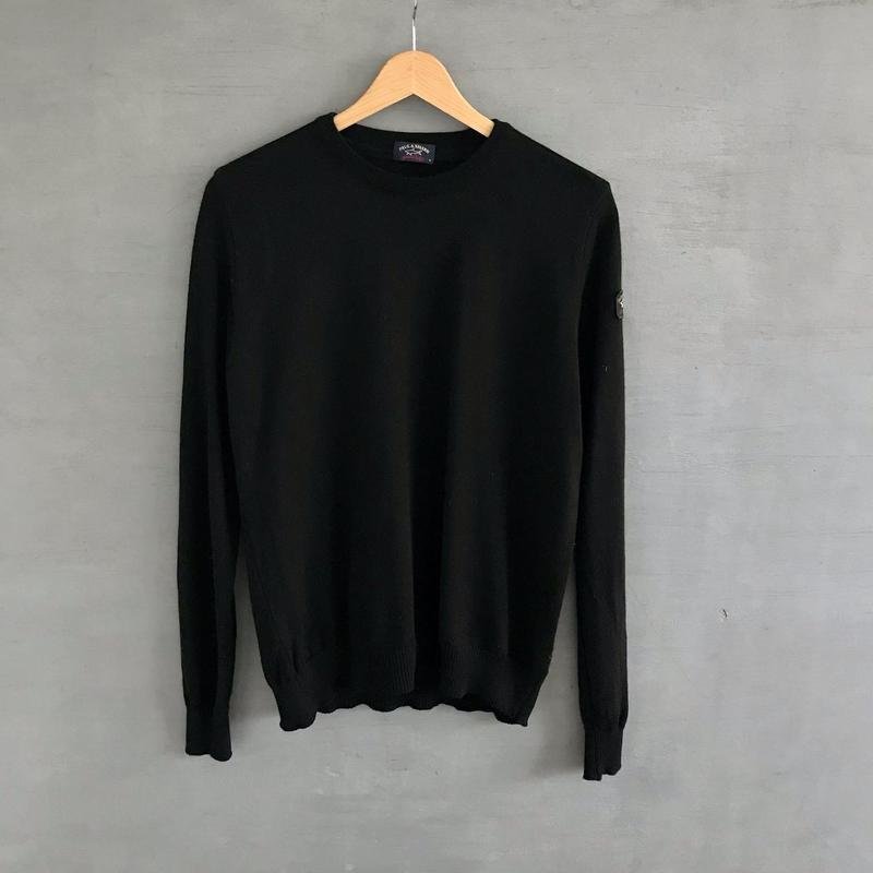 Men Paul & Shark Sweater Black Wool 38 / M / 46