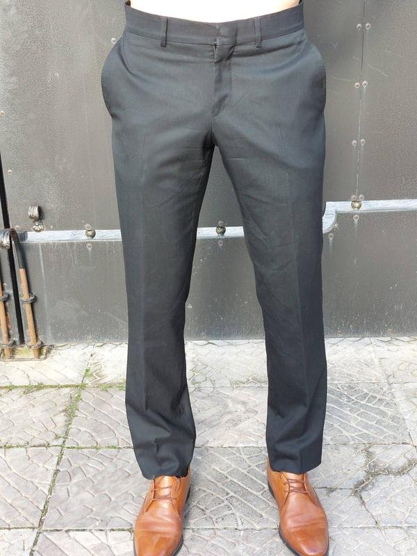 Uomo Gucci Pantaloni Grigio Lana 31 / M / 44