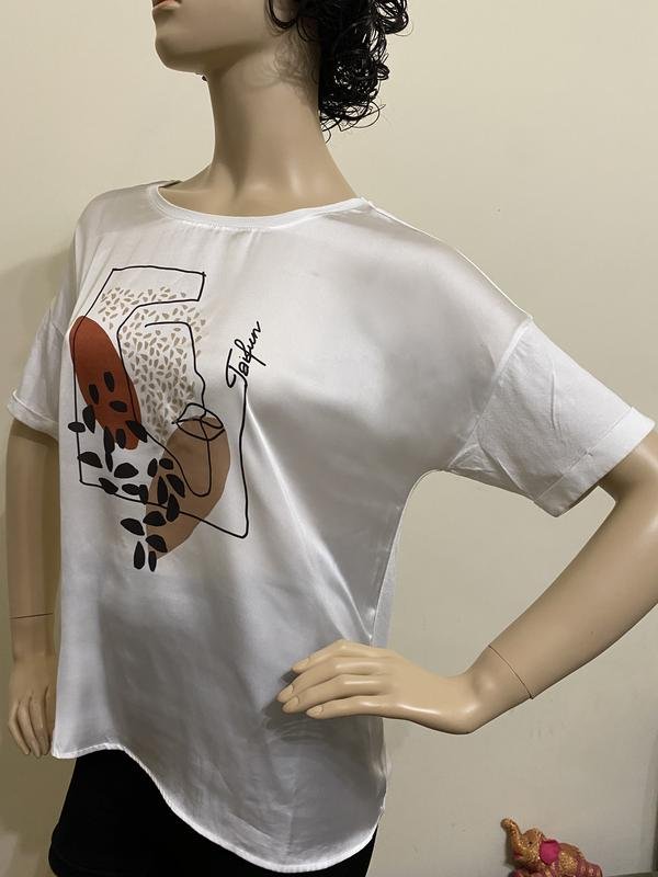 Женская Taifun Блуза Белая 36 / S / 44