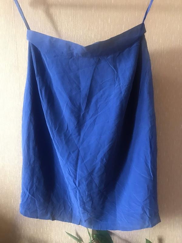 Donna Palace Gonna Blu Navy Sete 38 / M / 46