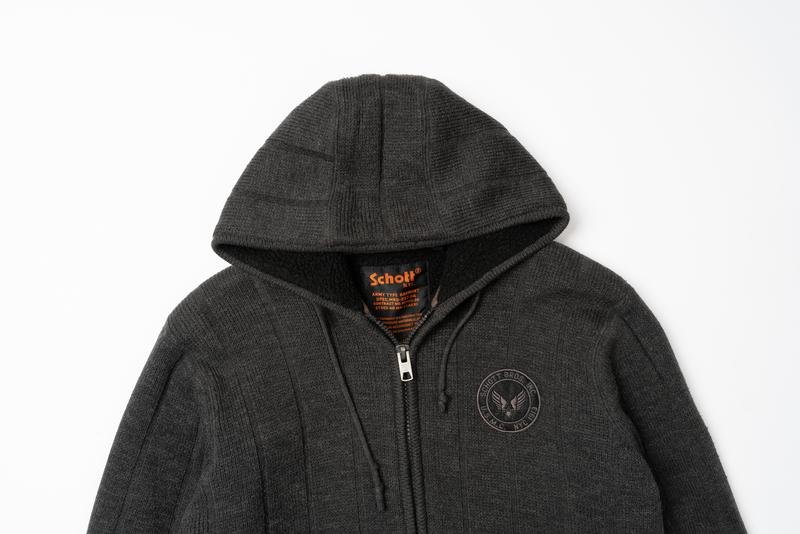 Herren Schott NYC Jacke Grau 40 /L / 48