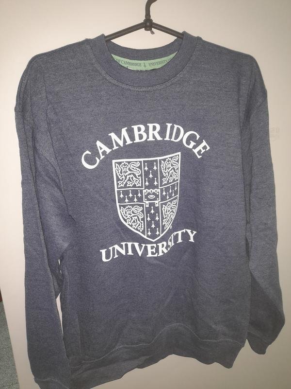 Herren Cambridge Satchel Pullover Grau Fleece 36 /