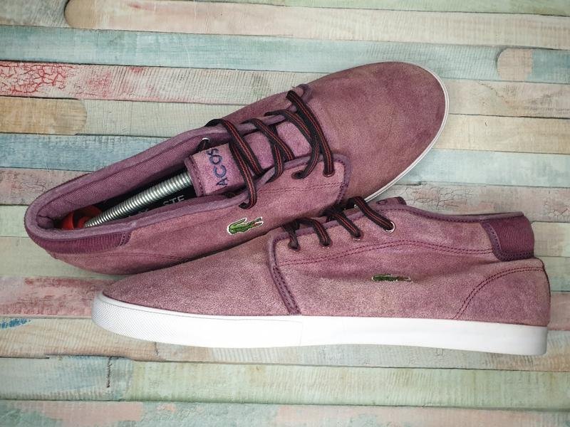 Homme Lacoste Bottes Bourgogne 45