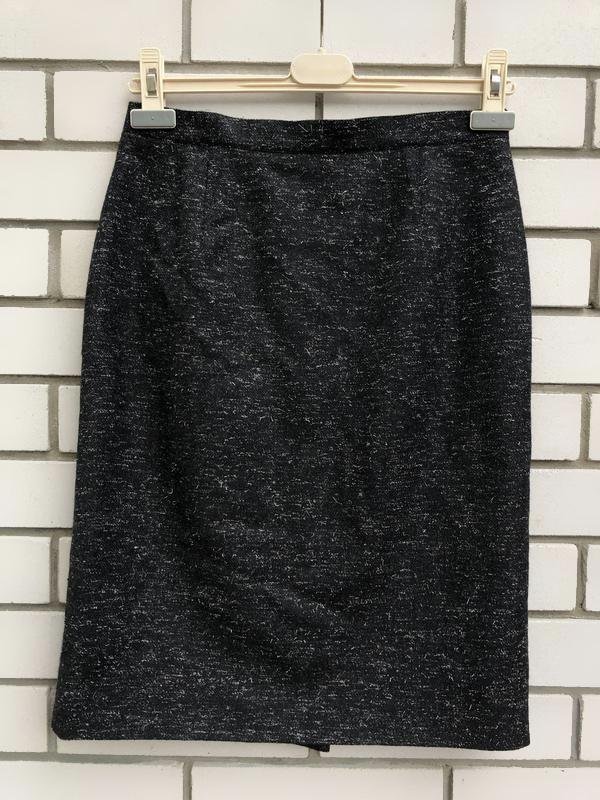 Femme Mugler Jupe Noir Tweed M