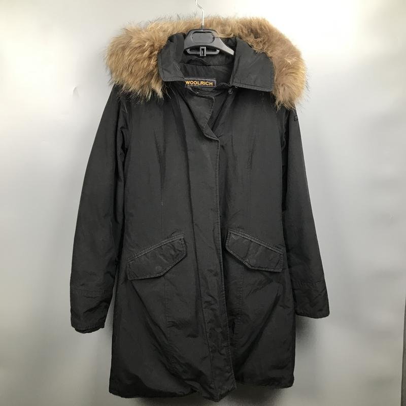 Damen Woolrich Parka Schwarz 36 / S / 44
