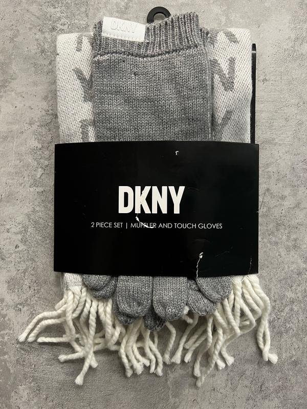 Femme DKNY Écharpe Argent Taille Unique