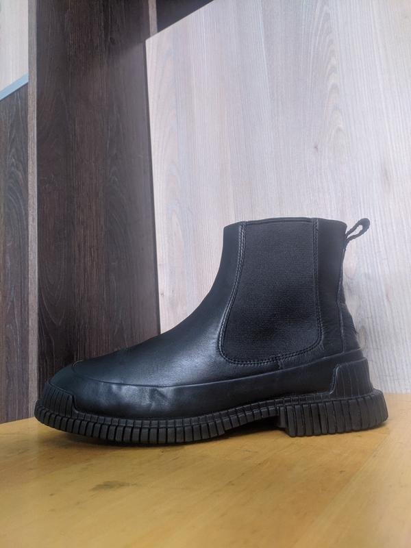 Men Camper Boots Black Leather 42