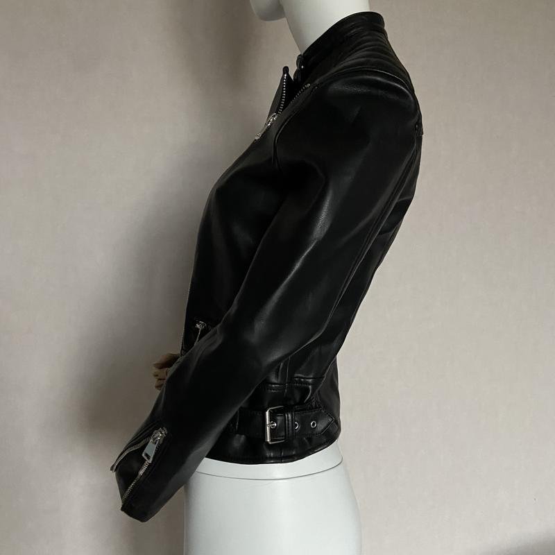 Женская ZARA Куртка Чёрная Эко-кожа 36 / S / 44