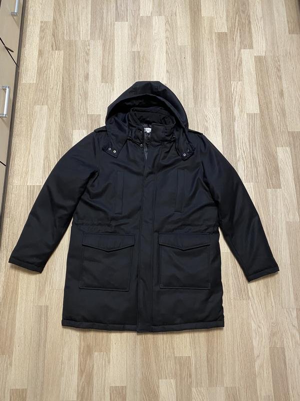 Herren Kenneth Cole Parka Schwarz 40 /L / 48