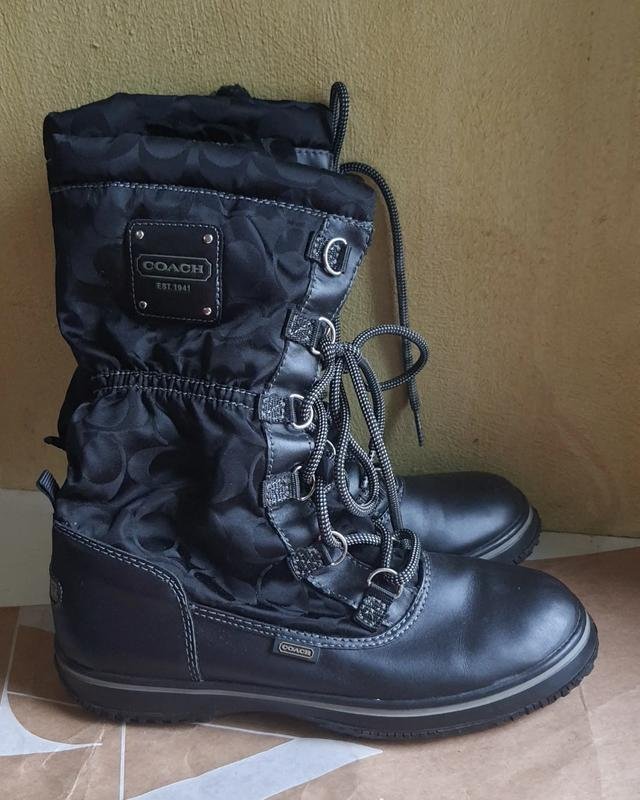 Женские Coach Сапоги Чёрный 36