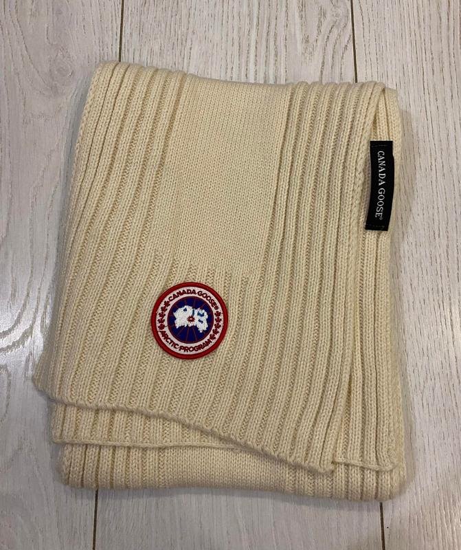 Унисекс Canada Goose Шарф Белый Один размер