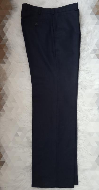 Herren Jaeger Hose Marineblau Wolle 36 / XL / 50