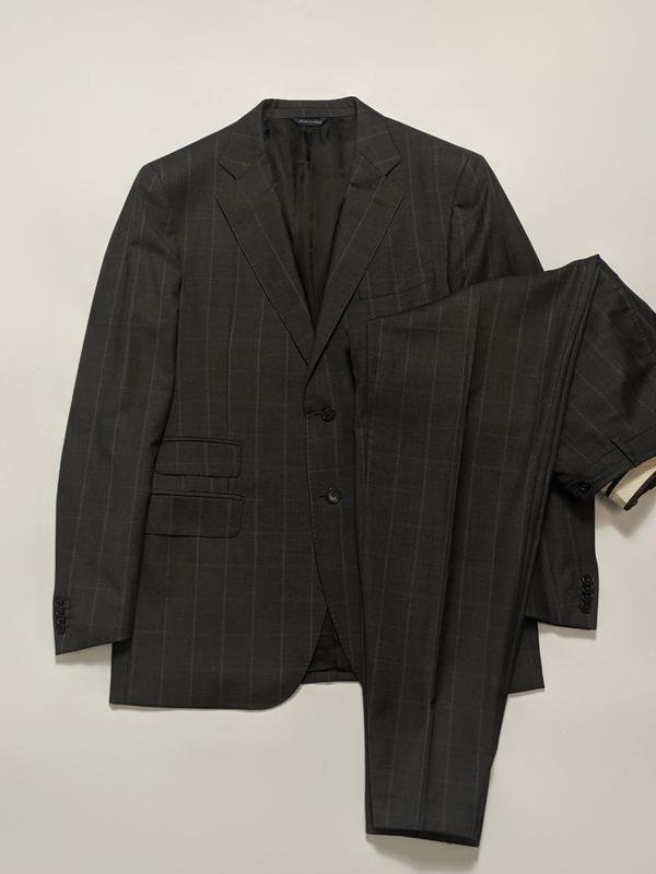 Men Tom Ford Suit Grey Silk 48 / 4XL / 56