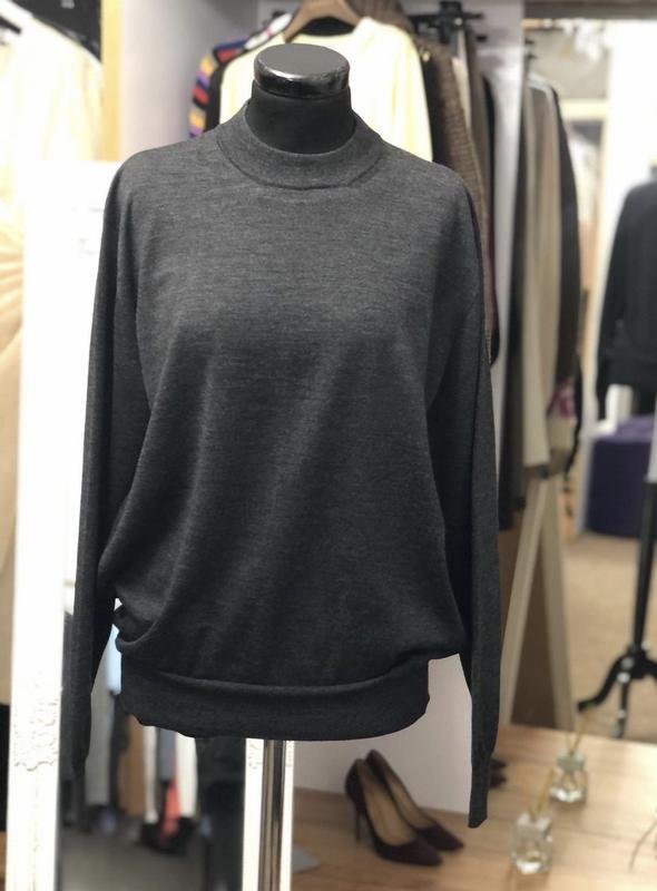 Мужской Cruciani Свитер Чёрный 42 / XL / 50