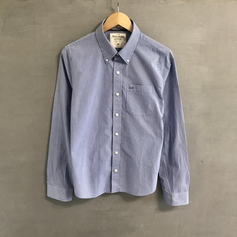 Мужской Abercrombie & Fitch Сорочка Тёмно-синий